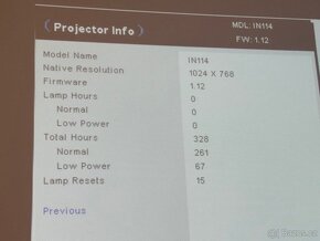 Projektor Infocus in 114 - 3