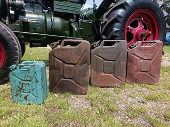 Německé válečné kanystry Wehrmacht, pěkný stav - 3