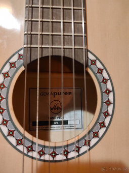 Pure Gewa Klasická kytara Basic Plus 3/4 - přírodní - 3