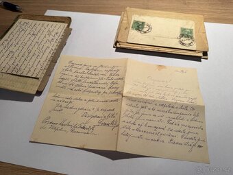 POZŮSTALOST po LEGIONÁŘI feldpost voják válka dopisy rukopis - 3