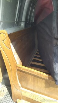 Kožená sedačka masív, kůže. - 3