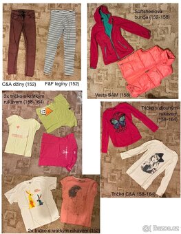 Prodám oblečení (134-164) - 3