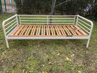 Jednolůžková postel Ikea 90x200cm, polohovací rošt, matrace - 3