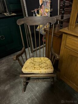 Starožitné houpací křeslo (137025) - 3