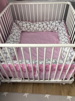 Velká polohovací postýlka pro dvojčátka - 3