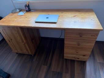 Prodám psací stůl - borovice - 3