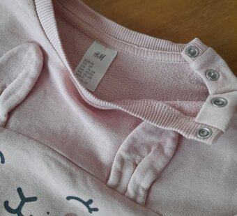 Bavlněná mikina s aplikací H&M, vel. 92 - 3
