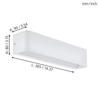 Svítidlo Eglo Sania 4 LED - 2ks - 3