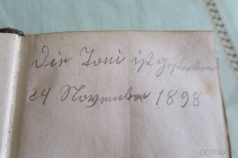 Historická církevní kniha-Weg zum ewigen Leben z r. 1898 - 3