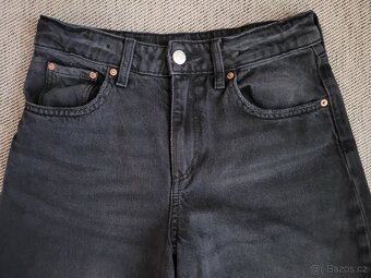 Dívčí široké rifle Super Wide zn. H&M, v. 158-164 - 3