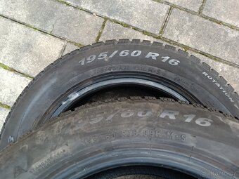 2+2ks zimní pneu Pirelli Scala Kamiq 195.60.16 vzorek +6mm - 3