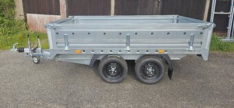 Bržděný dvouosý přívěs 2500 x 1500 x 400mm - 2000kg - 3