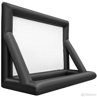 Nafukovací projektorové plátno (4,2 x 2,5m obrazovka) s 350W - 3