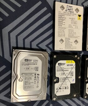 PATA hard disky, HDD 3,5", odzkoušené, cena od 89,- kus - 3