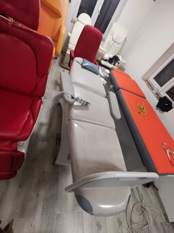 Kosmeticke křeslo/LEHÁTKO AKCE stříbrné 5motorů - 3