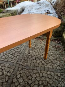 Dřevěný rozkládací stůl - 3