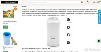 Kyslíkový koncentrátor KINGON P2 5L / 2kg - 3