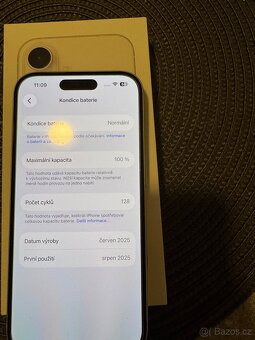 Prodám iPhone 16 128gb white - 3