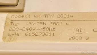 Nástěnný konvektor AEG WK/TPN 2001w - 3