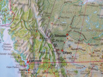 Nástěnná zeměpisná mapa světa - 3