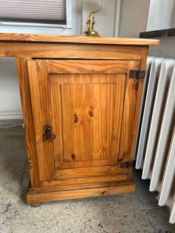 Psací stůl, kancelářský stůl - délka 180cm, masiv - 3