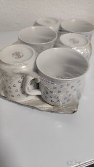 Porcelánové hrnky - srdíčka - 3