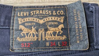 Pánské džíny originál Levis w 34 L 32 - 3