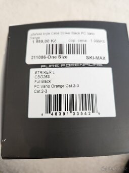 Lyžařské brýle Cébé Striker Black PC Vario - 3