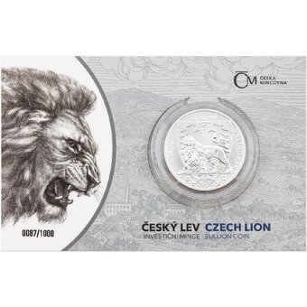Nabídněte Český lev 2017,18,19,20 1oz číslovane - 3