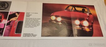 ŠKODA 110R Coupé rozkládací prospekt Š110 R - 3