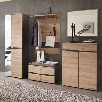Loftscape - Šatní skříň Moosic se zrcadlem 65 cm - 3