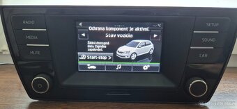 Originální Škoda rádio Fabia mk3 6V0 035 867 F - 3