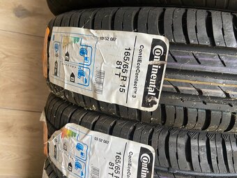 4 ks nové letní pneumatiky 165/65 r15 Continental - 3