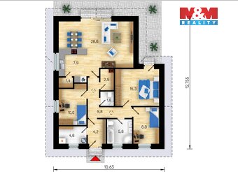 Prodej rodinného domu 4+1, 99 m², Krušovice - 3