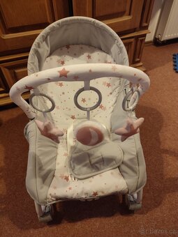 Baby Mix Multifunkční houpací lehátko pro miminko - Hvězdičk - 3