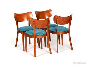 Přečalouněné jídelní židle TON, 4 kusy. - 3