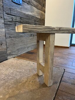 Dřevěná lavička - 3