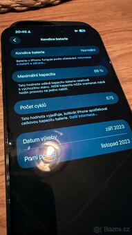 iPhone 15 Pro MAX 256 GB blue titan - jako nový - 3