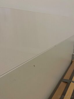 Bíla manželská postel 180/200 cm - 3