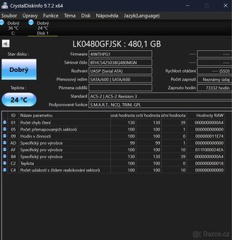 SSD Intel 480 Gb SATA 2,5" - 3