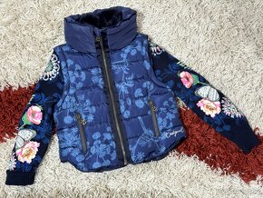 Luxusní bunda/ vesta 2v1 Desigual 4-6let 110/116 - 3