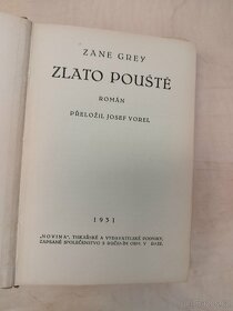Z.GREY - ZLATO POUŠTĚ - NOVINA 1931 - PV - 3