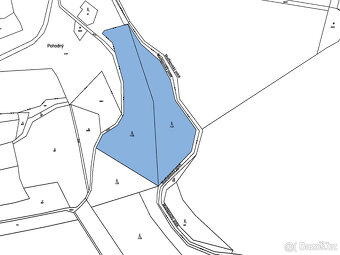 Prodej lesního pozemku 12312 m2 v obci Slabce, okres Rakovní - 3