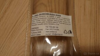 NOVÝ Slunečník (ke kočárku) s připevněním a flexi nastavením - 3