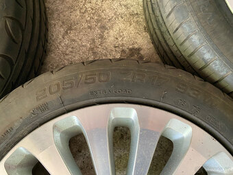 Originální ALU kola Ford Focus 17" s pneu 205/50 - 3