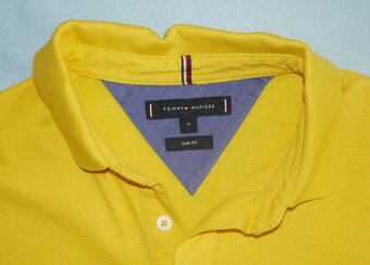Žluté polo tričko s límečkem, vel. M, zn. Tommy Hilfiger - 3