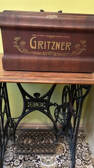 Starožitný šicí stroj Gritzner - 3