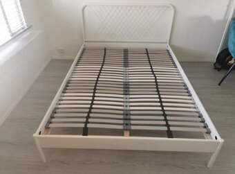 IKEA kovová postel 160 cm včetně roštu - 3
