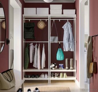 IKEA MACKAPÄR - šatní stojan, věšák, bílý - 3