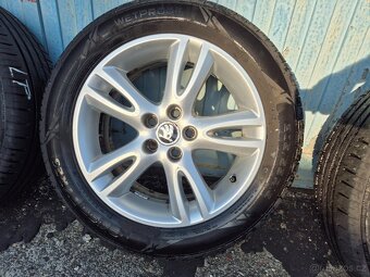 ALU+Pneu Original Škoda R16 5x100 ET 43 6,5J 205/55 DOT 1921 - 3